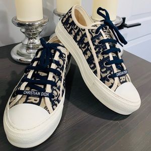 DIOR Sneakers Walk In Dior in Navy size 38.5